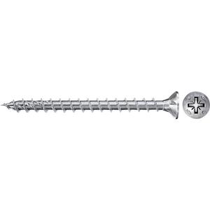 Fischer Power-Fast II CZF 670187 Spanplattenschrauben 4mm 20mm Kreuzschlitz Pozidriv Stahl galvanisc
