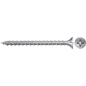 Fischer Power-Fast II CZF 670188 Spanplattenschrauben 4mm 20mm Kreuzschlitz Pozidriv Stahl galvanisc