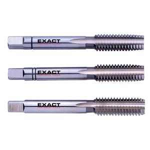 Exact 00072 Handgewindebohrer-Set 3teilig metrisch M6 1mm Rechtsschneidend DIN 352 HSS 1 Set