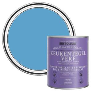Rust-Oleum Keukentegelverf Hoogglans - Ceruleumblauw 750ml