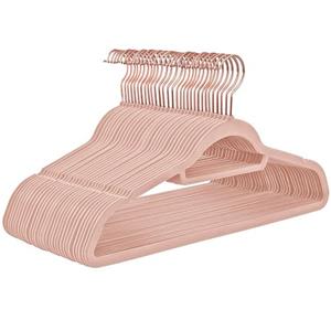 ACAZA Antislip Kledinghangers - Plooibaar - Roterende Haak - 30 Stuks - Roze