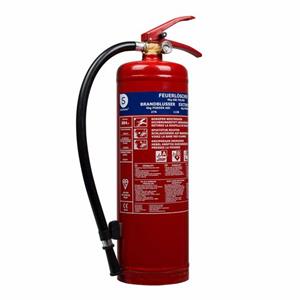 smartwares Handlicher Feuerlöscher / Pulverlöscher 4kg, Brandklasse a, b, c