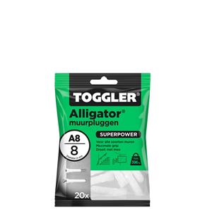 Toggler Alligator Muurplug A8 Ø8mm 20st.