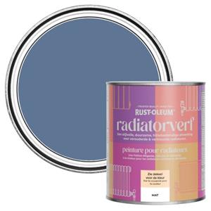 Rust-Oleum Radiatorverf Mat - Blauwe Rivier 750ml
