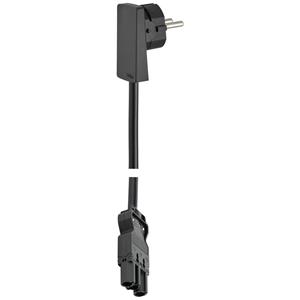EVOline 1512 0015 2100 Strom Anschlusskabel Schwarz 1.5m