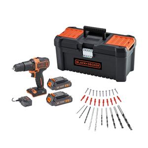 Black & Decker Schroefboormachine Bdchd18c2ta-qw Met Klopfunctie 18v ( 2 Accu's)