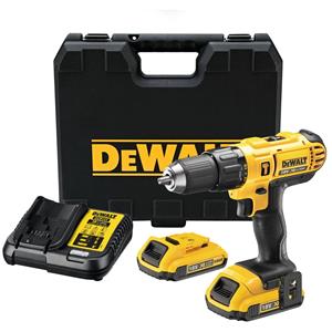 Dewalt Accu Schroef/klopboormachine Dcd776d2-qw 18v (2 Accu’s)