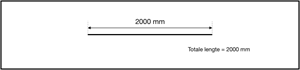 Rechthoekige leuning - 60x40 mm - meerdere houtsoorten, lengtes en vormen