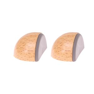 PROTECT-IT Deurstopper/deurbuffer Moon - 2x - D45mm - beuken look -