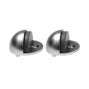 PROTECT-IT Deurstopper/deurbuffer Moon - 2x - D45mm - verchroomd - mat -