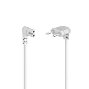 Hama 00221102 Strom Netzkabel Weiß 5m