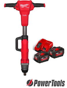 Powertools Milwaukee M18 FHIWF1R-122C Slagmoersleutel RAIL  Set Met 2x 12.0 Ah Accu