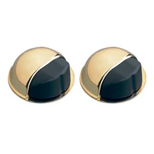 Amig Deurstopper/deurbuffer - 2x - D50mm - zelfklevend - goud -