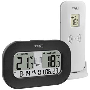 TFA Dostmann Funk-Thermometer COOL@HOME Draadloze thermometer digitaal Zwart