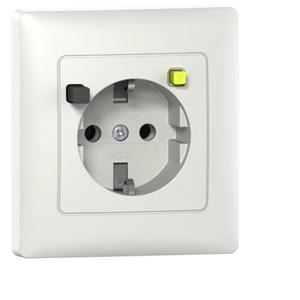 Busch-Jaeger 2CCF019543R0001 Unterputz-Fehlerstrom-Sicherheitssteckdose IP20 Weiß, Reinweiß (RAL 9