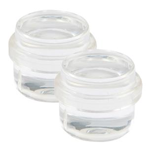 Amig Deurstopper/deurbuffer - 2x - D33mm - zelfklevend - transparant -