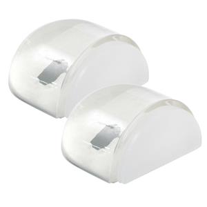 Amig Deurstopper/deurbuffer - 2x - D42mm - zelfklevend - transparant -