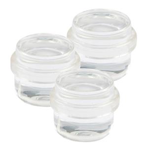Amig Deurstopper/deurbuffer - 3x - D33mm - zelfklevend - transparant -