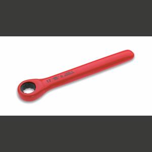 Cimco Werkzeuge 112746 Enkelvoudige ringsleutel met ratel 17 mm DIN 3110, DIN ISO 3318