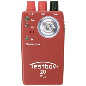 Testboy 20 Plus Doorgangstester CAT II 300 V LED, Akoestisch