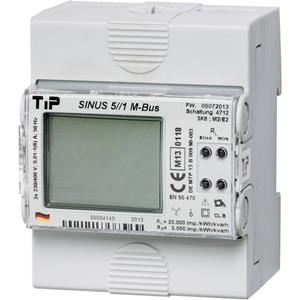 TIP - Thüringer Industrie Produkte SINUS 5//1 S0 kWh-meter 3-fasen met S0-interface Digitaal Conform MID: Ja 1 stuk(s)