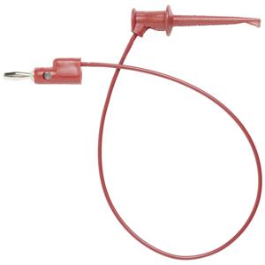 Pomona Electronics 3782-24-2 Meetsnoer [Banaanstekker 4 mm - Krokodilklem] 0.60 m Rood 1 stuk(s)
