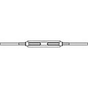 TOOLCRAFT TO-6866022 Spannschlossmutter mit 2 Anschweißenden M8 Stahl verzinkt DIN 1480 1St.