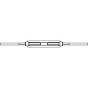 TOOLCRAFT TO-6866040 Spanmoer met 2 laseinden M30 Staal Verzinkt DIN 1480 1 stuk(s)