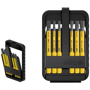 Wiha Power slimBit electric Schlitz, Innen-Sechskant Bit-Set 2.5, 3, 4, 5, 6, 6.5