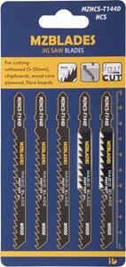 Multizaag MZHCS-T144D Decoupeerzaagblad Hout - 5 Stuks