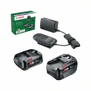 boschhomeandgarden Bosch Home and Garden Starter-Set 18V (2.0Ah + 3.0Ah + AL 18V-20) 1600A02V33 Werkzeug-Akku und Ladeg