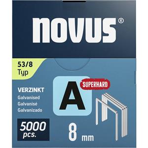 Novus Nietjes type 53 5000 stuk(s) 042-0762 Afm. (l x b) 8 mm x 11.3 mm