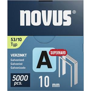 Novus Nietjes type 53 5000 stuk(s) 042-0763 Afm. (l x b) 10 mm x 11.3 mm