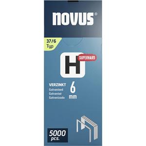Novus Feindrahtklammern H Typ 37 6mm super hard 5000 St. 042-0770 Abmessungen (L x B) 6mm x 10.6mm