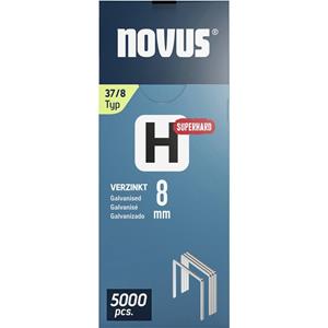 Novus Feindrahtklammern H Typ 37 8mm super hard 5000 St. 042-0771 Abmessungen (L x B) 8mm x 10.6mm