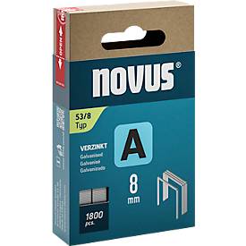 Novus Nietjes type 53 1800 stuk(s) 042-0774 Afm. (l x b) 8 mm x 11.3 mm