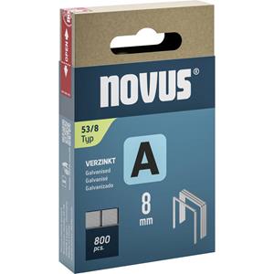 Novus Feindrahtklammern A Typ 53 8mm 800 St. 042-0777 Abmessungen (L x B) 8mm x 11.3mm