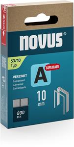 Novus Nietjes type 53 800 stuk(s) 042-0778 Afm. (l x b) 10 mm x 11.3 mm