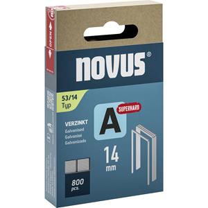 Novus Feindrahtklammern A Typ 53 14mm super hard 800 St. 042-0781 Abmessungen (L x B) 14mm x 11.3mm