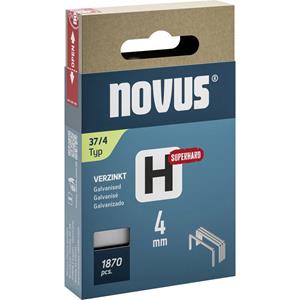 Novus Fijndraadklemmen H type 37 4 mm super hard 1870 stuk(s) 042-0783 Afm. (l x b) 4 mm x 10.6 mm