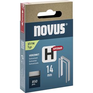 Novus Feindrahtklammern H Typ 37 14mm super hard 850 St. 042-0787 Abmessungen (L x B) 14mm x 10.6mm