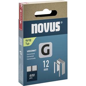 Novus Flachdrahtklammern G Typ 11 12mm 600 St. 042-0798 Abmessungen (L x B) 12mm x 10.6mm