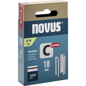 Novus Nietjes type 4 1000 stuk(s) 042-0802 Afm. (l x b) 18 mm x 6.1 mm