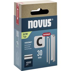 Novus Nietjes type 4 1000 stuk(s) 042-0806 Afm. (l x b) 30 mm x 6.1 mm