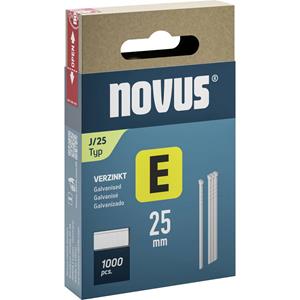 Novus Spijkers E type J 25 mm 1000 stuk(s)  044-0091