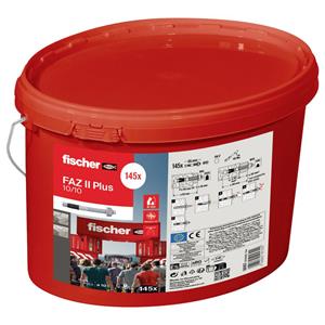 Fischer FAZ II Plus 10/10 Eimer (145) Bolzenanker 95mm 10mm 568857 145St.