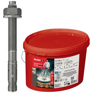 Fischer FAZ II Plus 10/20 R Eimer (135) Bolzenanker 105mm 10mm 568862 135St.