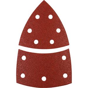 Kwb 496124 Deltaschleifpapier Körnung 240 (L x B) 62, 93 mm, mm x 100mm 5St.