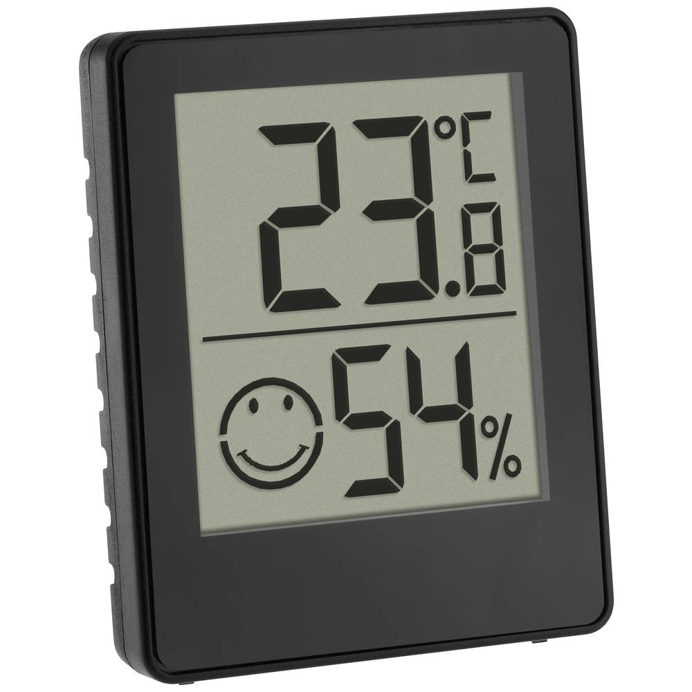 TFA Dostmann Digitales Thermo-Hygrometer Thermo- en hygrometer Zwart