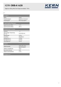 Kern OBB-A1628 Microscoop objectief